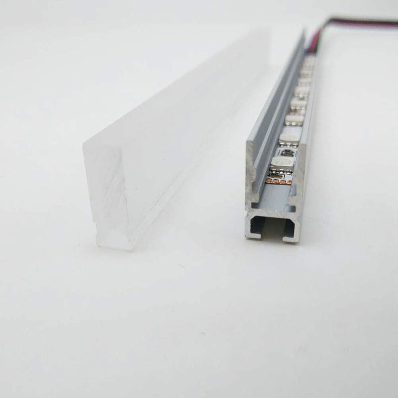 17.4MM*12.1MM LED Aluminum Profile for LED Rigid Strip Lighting with  Ceiling or Wall Mounting