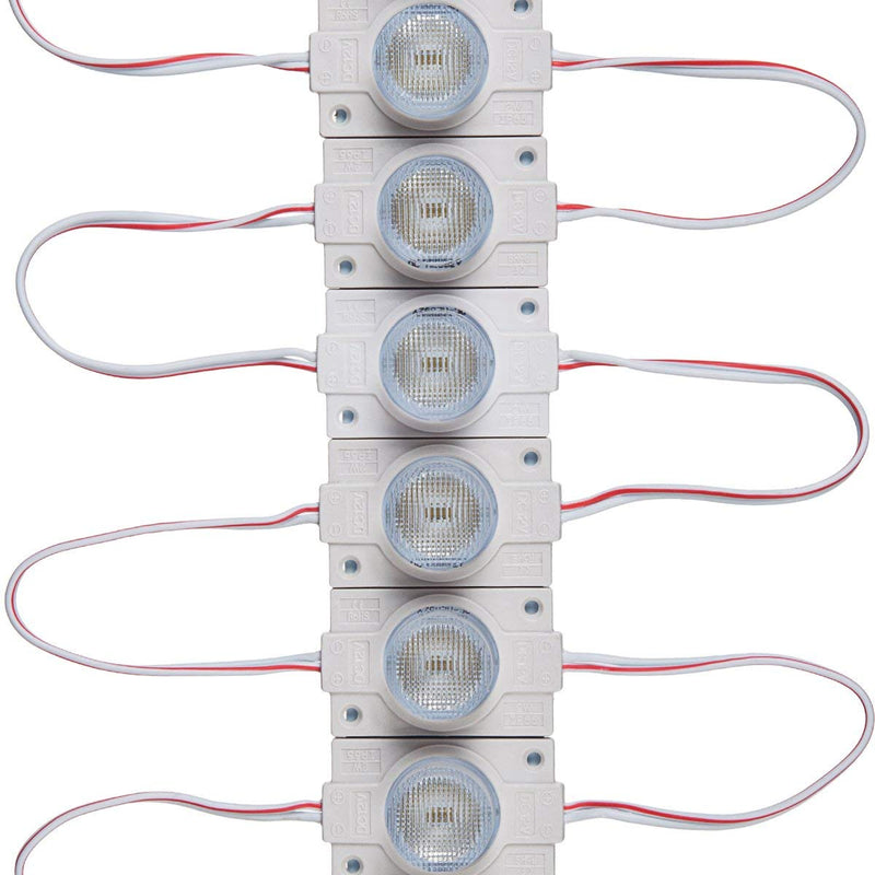 20pcs/pack LED Modules with Lens for Light Box DC12V 110LM 1.5W