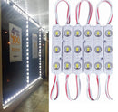 20pcs/pack LED Modules String with 5730 3 LED 160°Beam DC12V 90LM 1.5W Module Light  Waterproof IP67 with Adhesive Tape Back