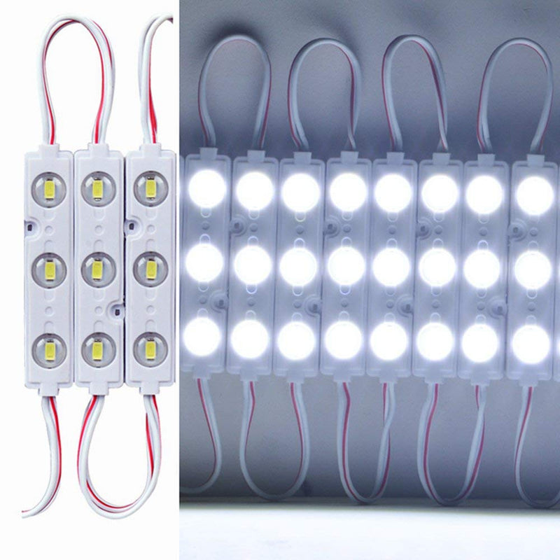 20pcs/pack LED Modules String with 5730 3 LED 160°Beam DC12V 90LM