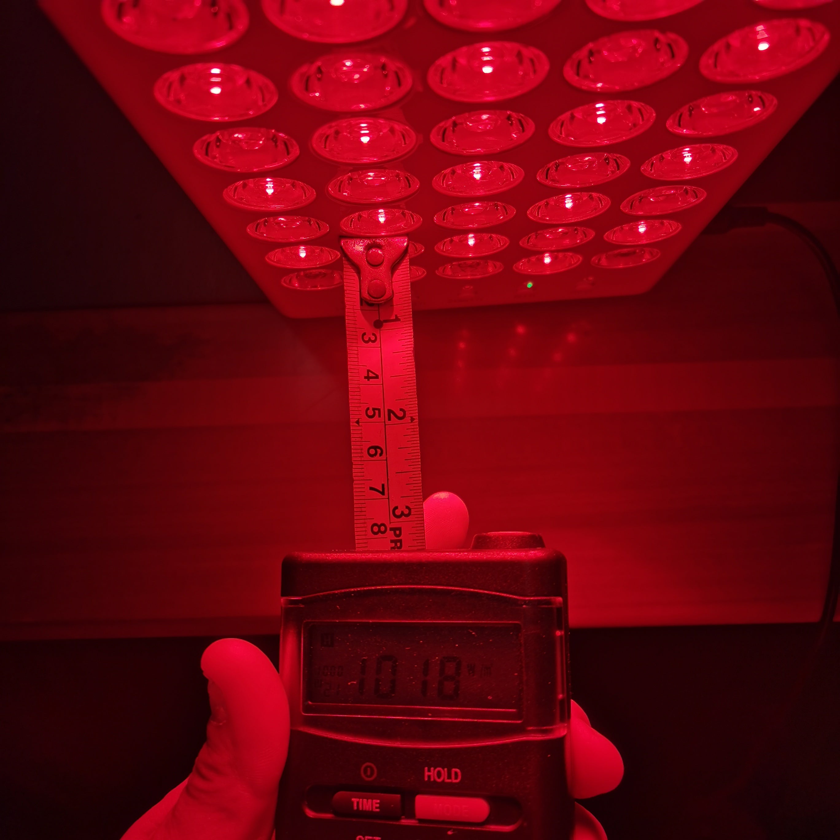 50W Red LED Light Therapy Panel, Deep Red 660nm & Near Infrared 850nm LED Light Therapy