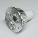 4Pack 3W(3x1W) 120V/220V AC LED Spotlight GU10 Bi-Pin Base LED Light Bulb Aluminum Housing 30° Beam Angle