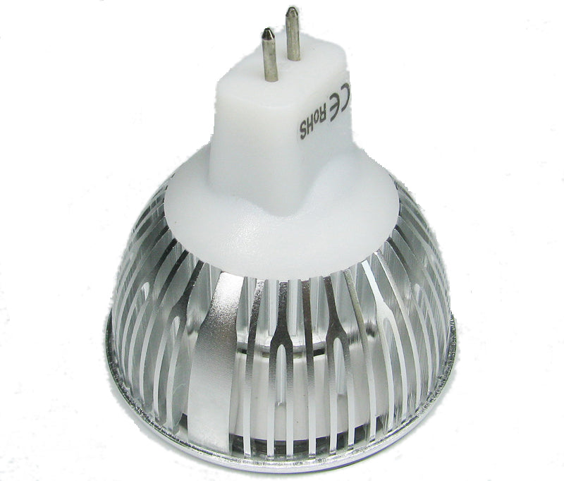 Bombilla LED 12V MR16 3 x 1W (=30W) blanca