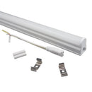 FREE SHIPPING 10Pcs Pack /2FT/3FT/4FT/5FT Line Voltage AC T5 LED Tube Light with Milky White cover