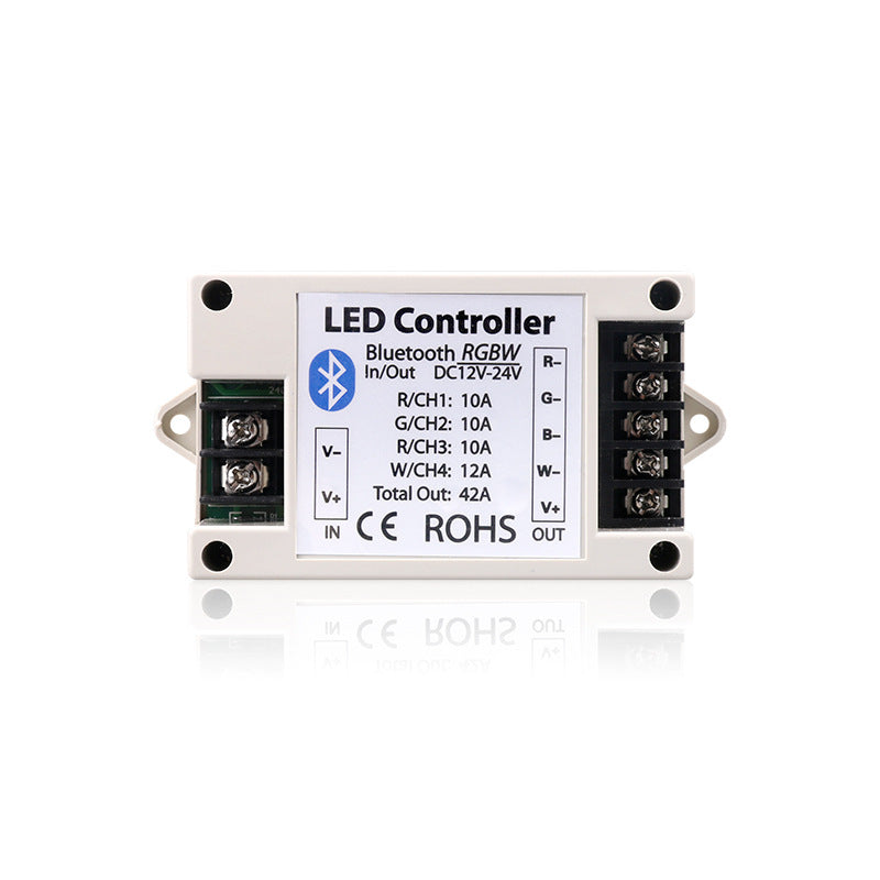 Bluetooth RGB/RGBW LED Strip Controller – DC12V-24V | Smartphone APP C