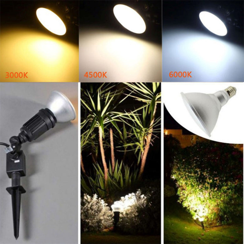 Outdoor PAR38 LED Light Bulb 15W 1110Lumen (100W Equivalent) 120-degree Flood Beam E27/E26 Non-Dimmable Waterproof IP65 Par Light