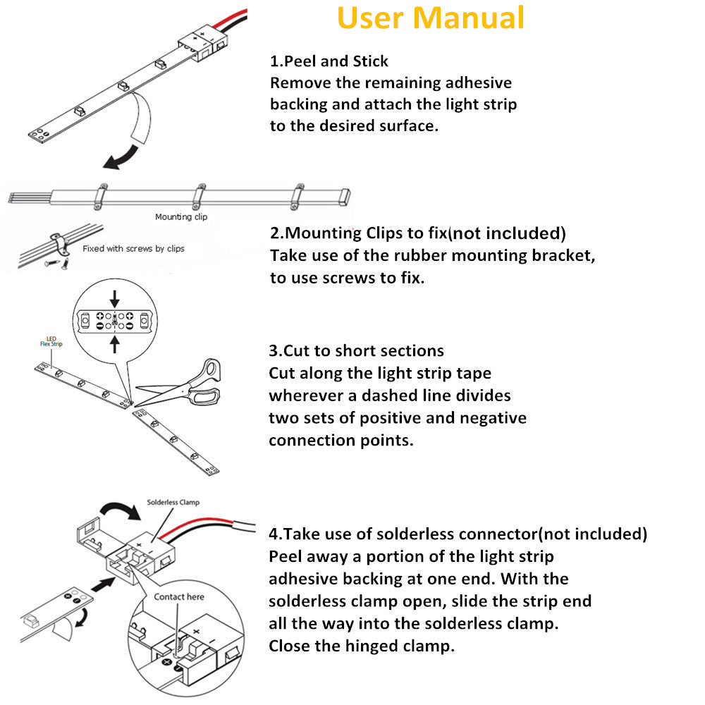 DC12V SMD5050-300-IR InfraRed 940nm | 850nm LED Light Strips, 60LEDs 12W Per Meter LED Tape