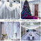 300 LED Curtain Lights 9.8FT by 9.8FT, 8 Lighting Modes White Color Window Curtain String Lights with Remote USB Powered, Home Party Christmas Indoor Outdoor Decor