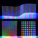 LED Matrix Screen WS2812B Digital Flexible LED Panel SMD5050 RGB Individually Addressable Full Dream Color DC5V