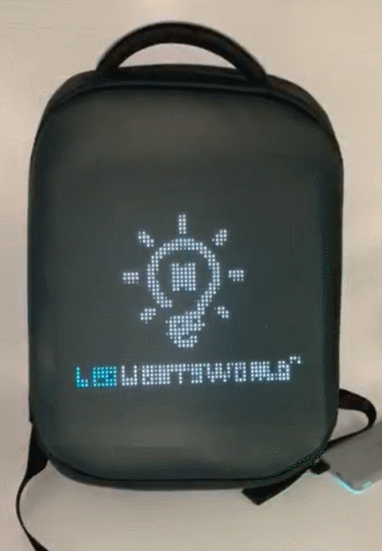 Free Shipping 3rd New Generation Dynamic Displayed LED Backpack APP Controlled LED Advertising Bag