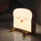 Meme Toast Bread LED Night Light Rechargeable Desk lamp with Timer for Baby Girls Boys