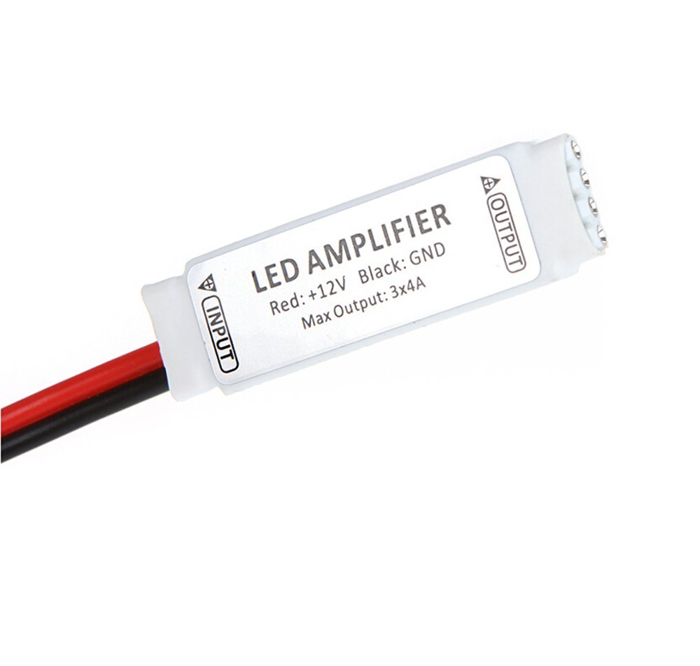 Mini RGB LED Amplifier Controller with for RGB multi-color 5050 3528 L