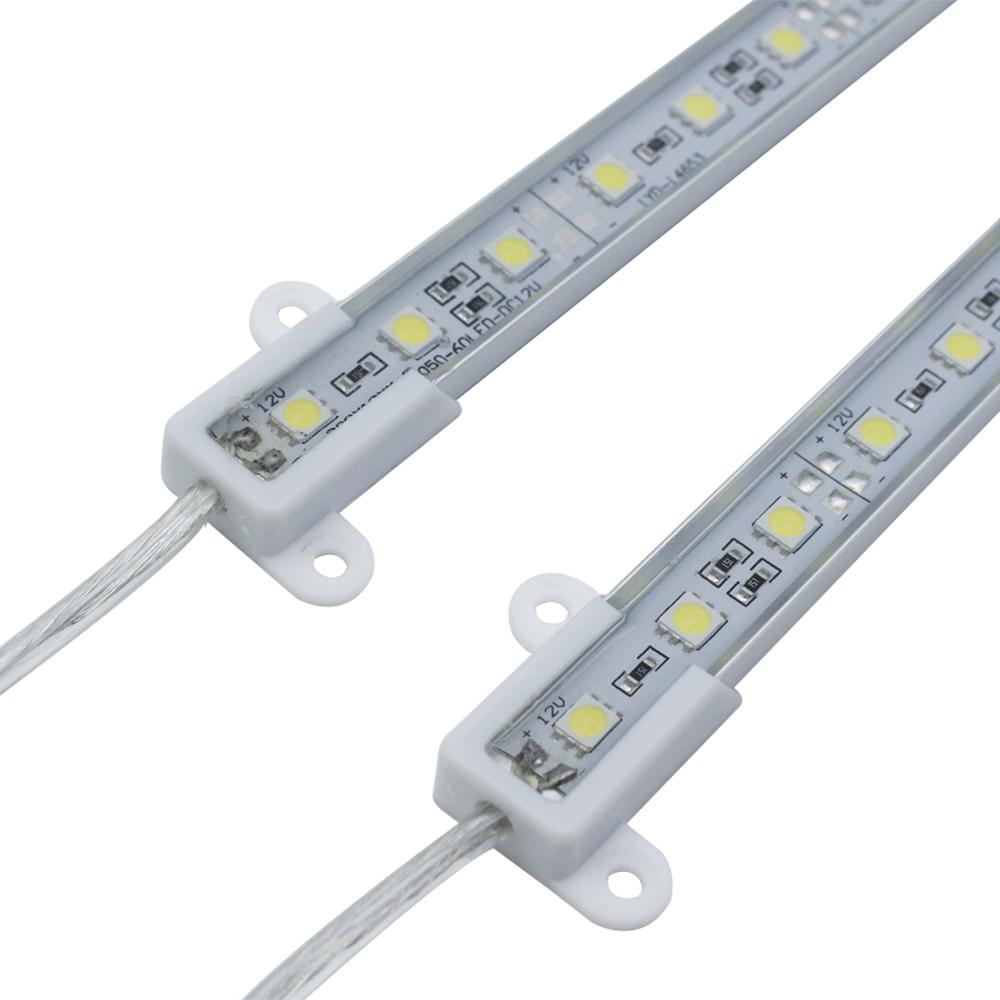 5-Pack 1.67ft/50cm DC 12V 7.2Watt SMD5050-30 Waterproof Aluminum Shell LED Rigid Light Bar