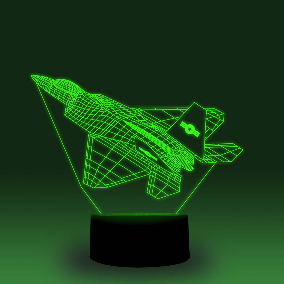 Transportation Images 3D Illusion LED Night Light w/  16 Colors Remote Touch Switch Adjustable Brightness for Kids Bedroom Decoration