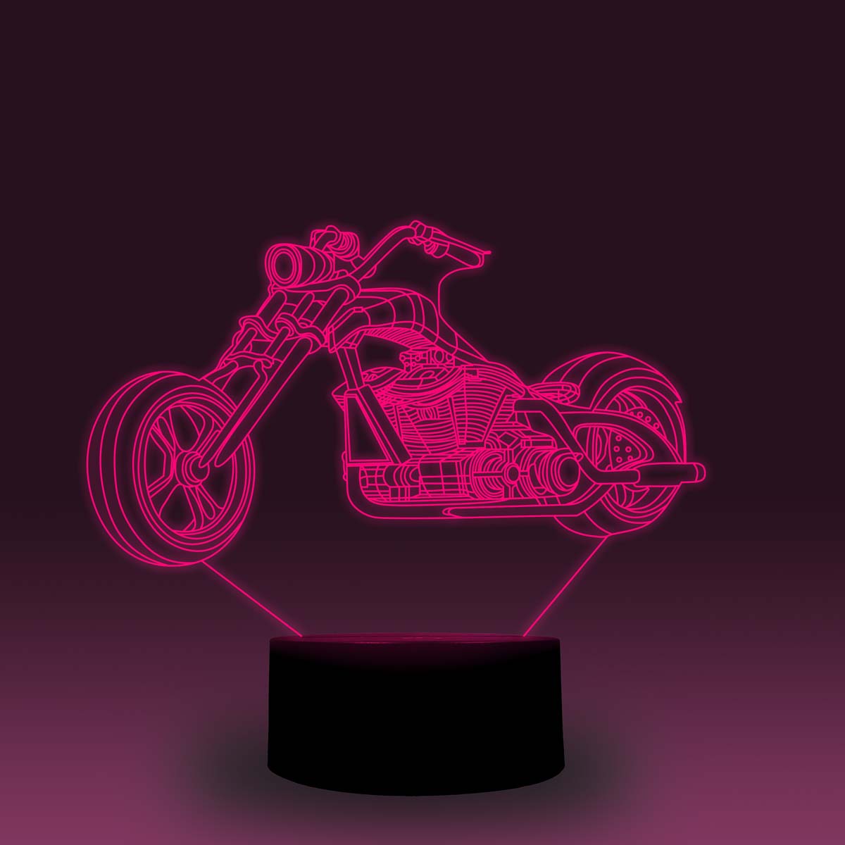Transportation Images 3D Illusion LED Night Light w/  16 Colors Remote Touch Switch Adjustable Brightness for Kids Bedroom Decoration