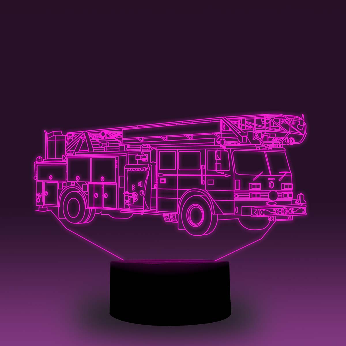 Transportation Images 3D Illusion LED Night Light w/  16 Colors Remote Touch Switch Adjustable Brightness for Kids Bedroom Decoration