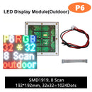M-OD6 P6 Normal Outdoor Series LED Module, Full RGB 6mm Pixel Pitch LED Tile in 192*192mmwith 1024 dots, 1/8 Scan, 5000 Nits for Outdoor Display