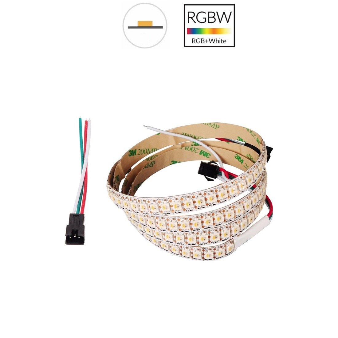 Addressable RGBW Color LED Strip : LEDLIGHTSWORLD.COM