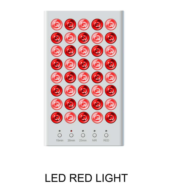 50W Red LED Light Therapy Panel, Deep Red 660nm & Near Infrared 850nm LED Light Therapy