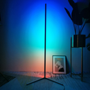 Free Shipping RGB Corner Floor Lamp Nordic Modern LED Floor Lamp Ambient Light w/ Remote Controller