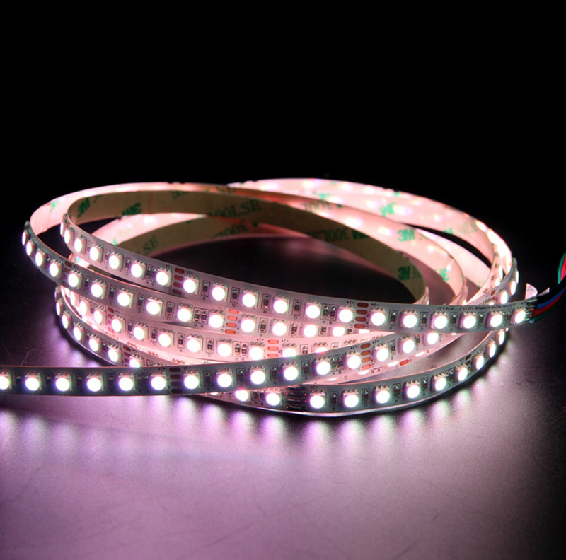 RGBW | RGBWW LED Strips, 16.4FT/5M SMD5050-300 60LEDs 19.2W per Meter 4in1  RGBW LED Strip Lights