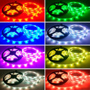 RGB LED Strip Lights, 32.8FT/10M SMD5050 300leds Waterproof RGB Color Changing LED Strip Light Kit