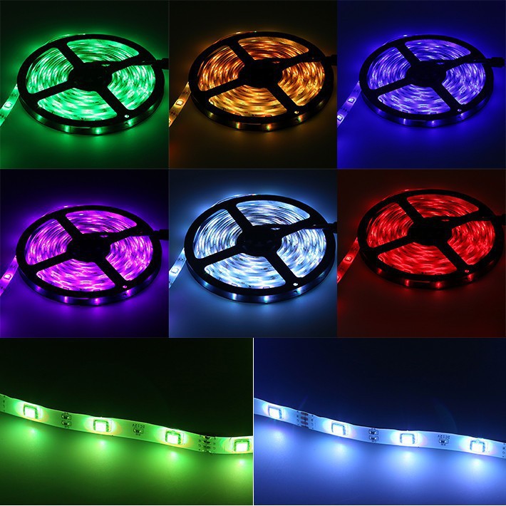 32.8FT/10Mtr RGB LED Strips Light Kit, SMD5050 30LEDs/Mtr, Bluetooth Wireless, Smart APP controlled