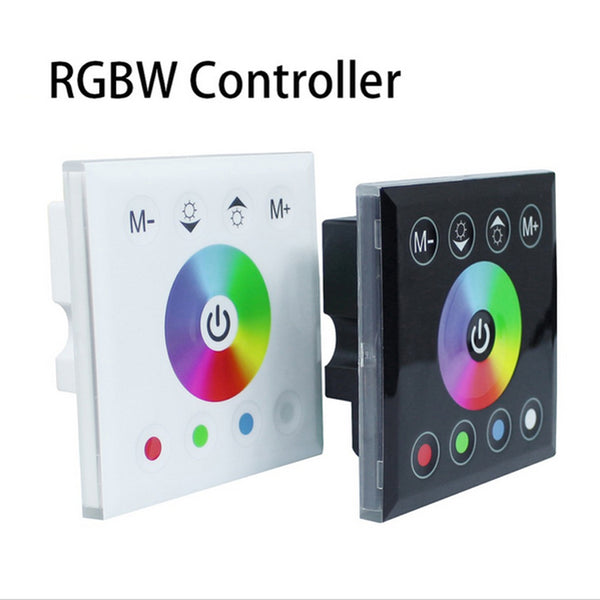 12V 24V DC Wall Panel Touchable Color Ring LED Controller for RGBW R LEDLightsWorld