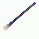 10PCS PACK RGB Color COB LED Strip Connectors Solderless 4 Conductors Connectors for 10mm Wide RGB COB Flex LED Strips