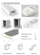 Silicon Neon Light Tube - LED Strip Light Housing