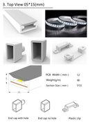 Silicon Neon Light Tube - LED Strip Light Housing