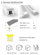 Silicon Neon Light Tube - LED Strip Light Housing