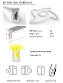 Silicon Neon Light Tube - LED Strip Light Housing