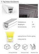 Silicon Neon Light Tube - LED Strip Light Housing