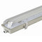 Stripe Clear  Cover T8 LED Tube Lights with Striped Clear Tri-proof  T8 Tube Fixture for Single Tube