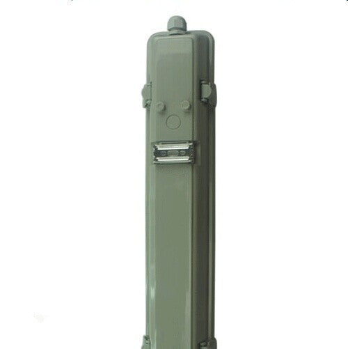 Milky White Cover T8 LED Tube Lights with Striped Clear Tri-proof  T8 Tube Fixture for Single Tube