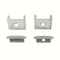 Silver U01 9x23mm U-Shape LED Aluminum Channel System for LED Strip Light Installation