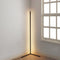 Free Shipping White Color Corner Floor Lamp Nordic Modern LED Floor Lamp Ambient Light w/ Foot Switch