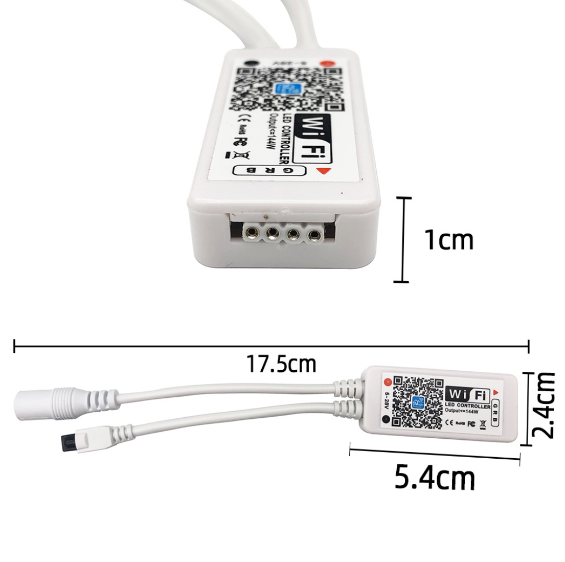 16.4FT/5Mtr 150LEDs RGB LED Strip Light Kit SMD5050 30LEDs/Mtr, WiFI Wireless, Smart APP controlled