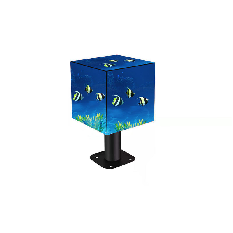 P2.5 Outdoor 5 Faces Magic Cubic LED Display with Each Face in Size 320x320 mm