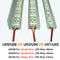 Black Aluminum Channel U06 24x24mm U Shape LED Aluminum Profile Kit for LED Strip Installation