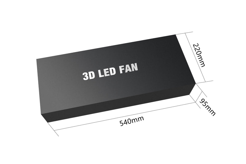 Free Shipping (Z3) 65cm 720 LEDs 3D Hologram Display LED Fan WiFi App Controlled