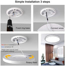 FREE SHIPPING Modern LED Ceiling Light 7 Inch 12W Flush Mount Bedroom Light Fixtures Ceiling