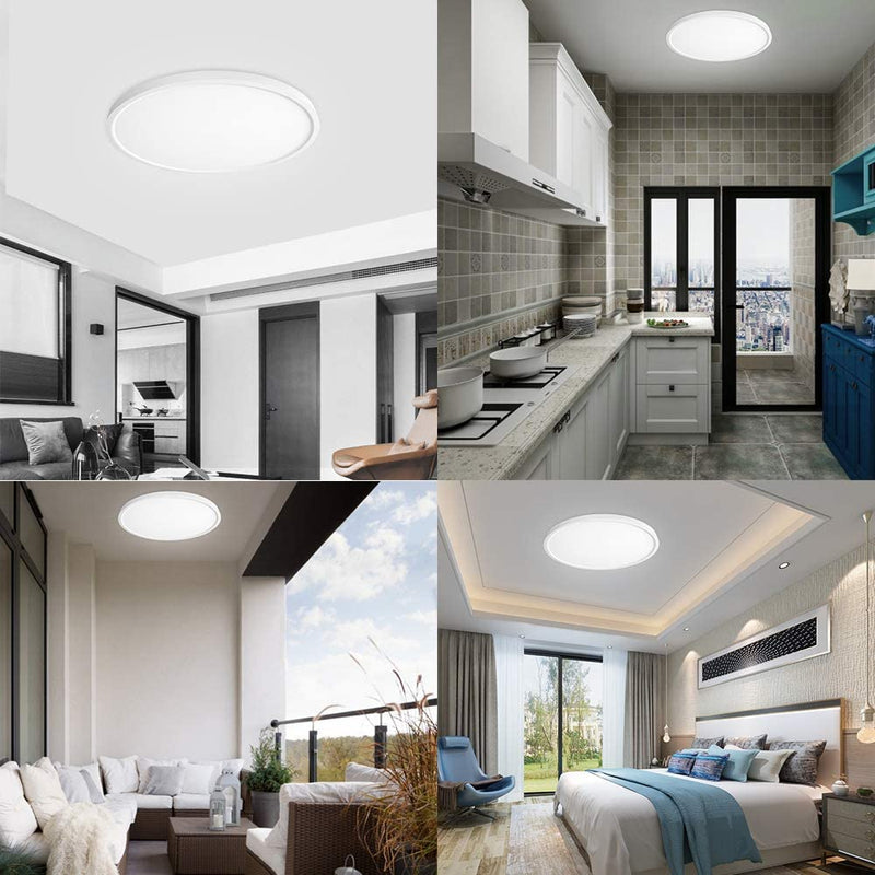 FREE SHIPPING Modern LED Ceiling Light 7 Inch 12W Flush Mount Bedroom Light Fixtures Ceiling