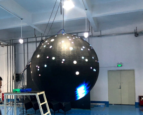 1.2m(3.94ft) in Diameter P3/P4 Indoor Spherical LED Video Ball Screen 800nits Complete Set